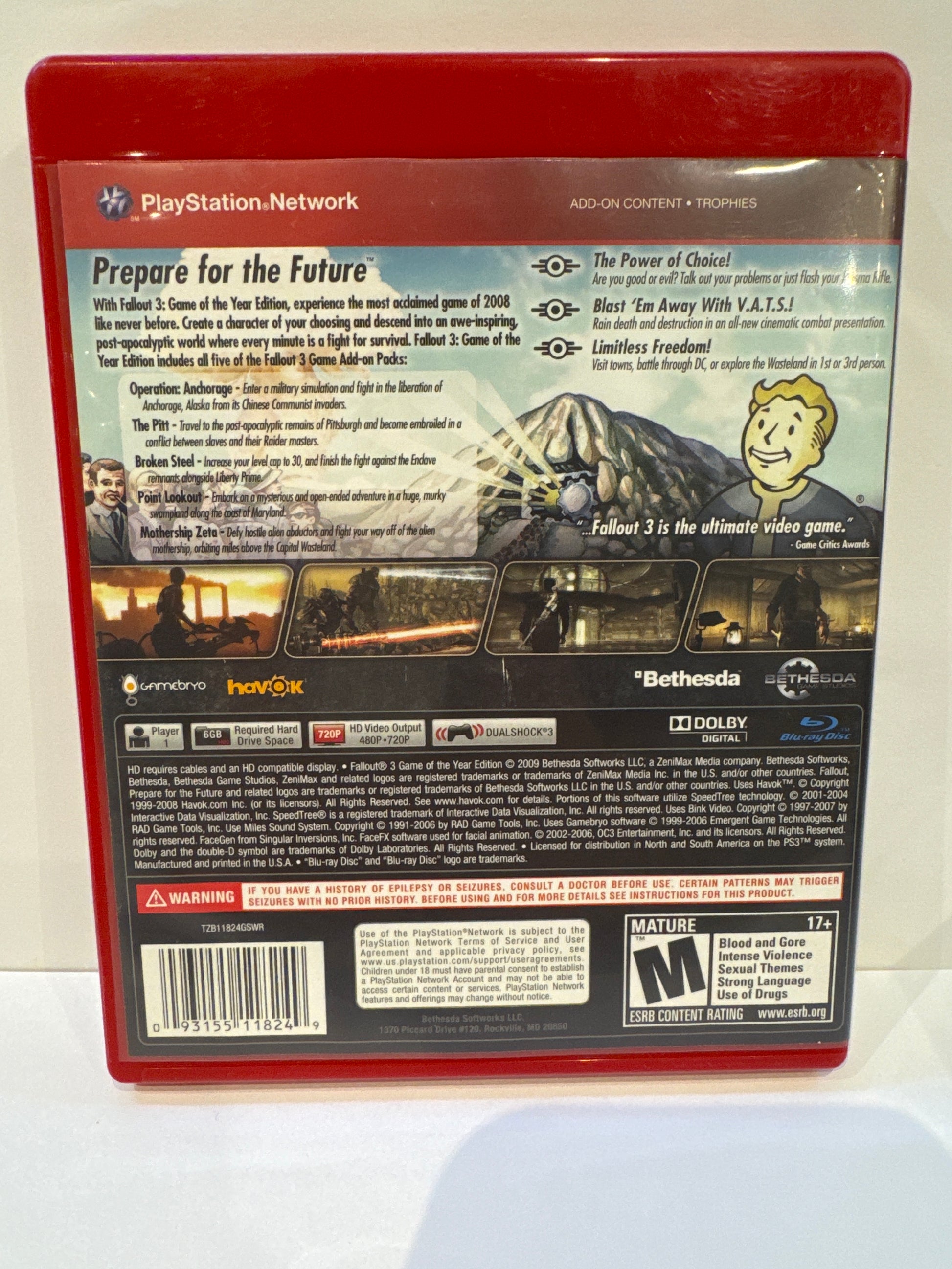 PLAYSTATION 3 PS3 Fallout 3 Game of the Year GOTY PAL versione italiana completa EUR 89,99 - ES PLAYSTATION 3 PS3 Fallout 3 Game of the Year GOTY PAL versione italiana completa EUR 89,99 - ES