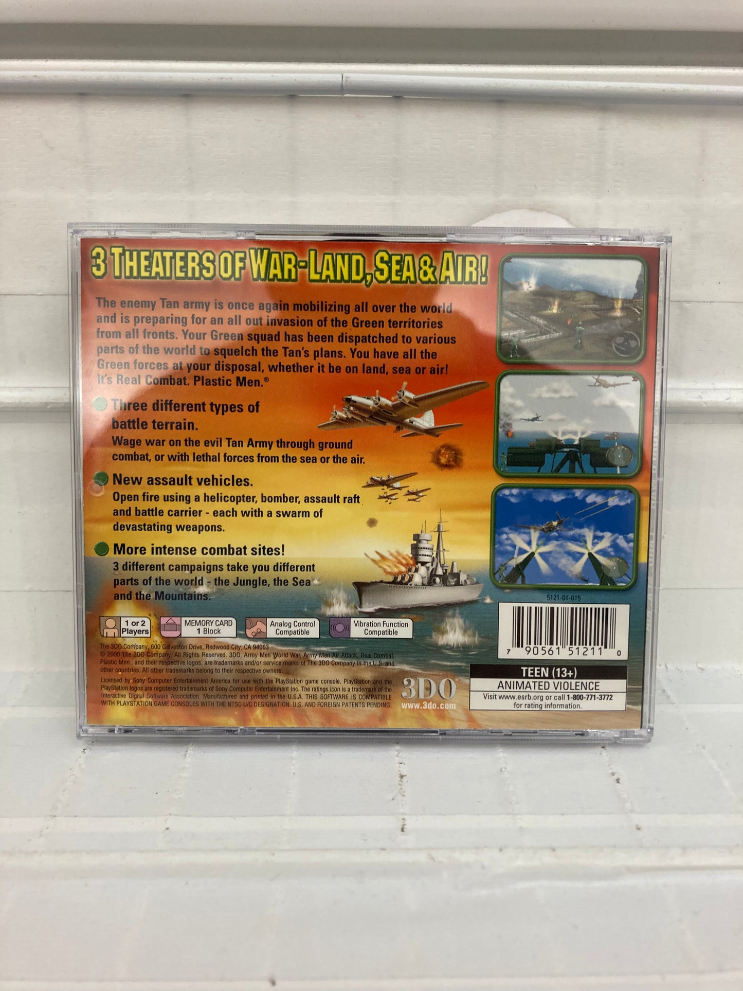 Army Men World War Land Sea Air - Playstation