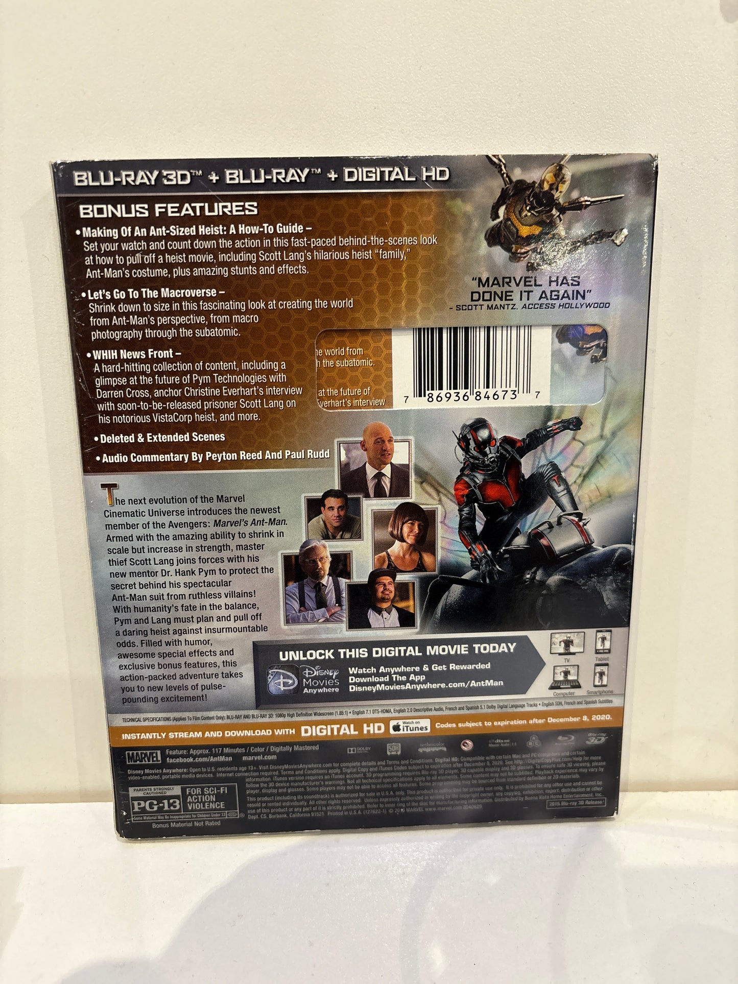 Marvel Ant-Man - Blu-Ray