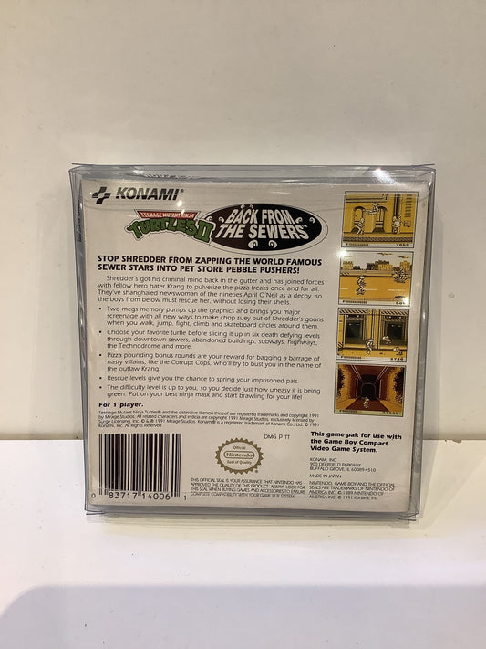 Teenage Mutant Ninja Turtles II Back from the Sewers - GameBoy