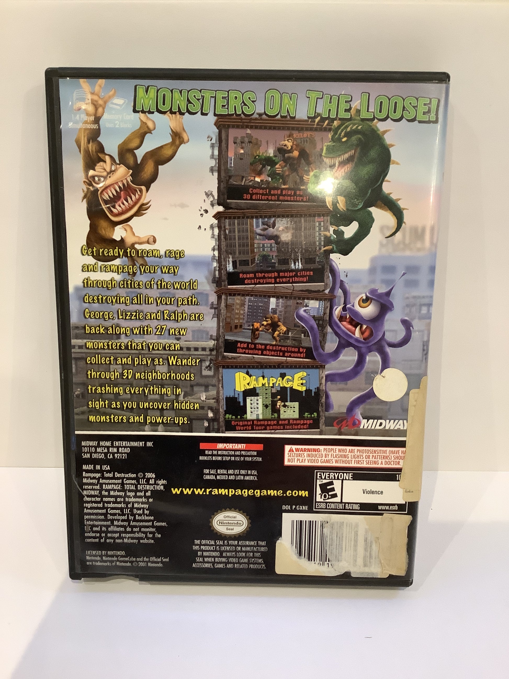 rampage total destruction all monsters Rampage Total Destruction