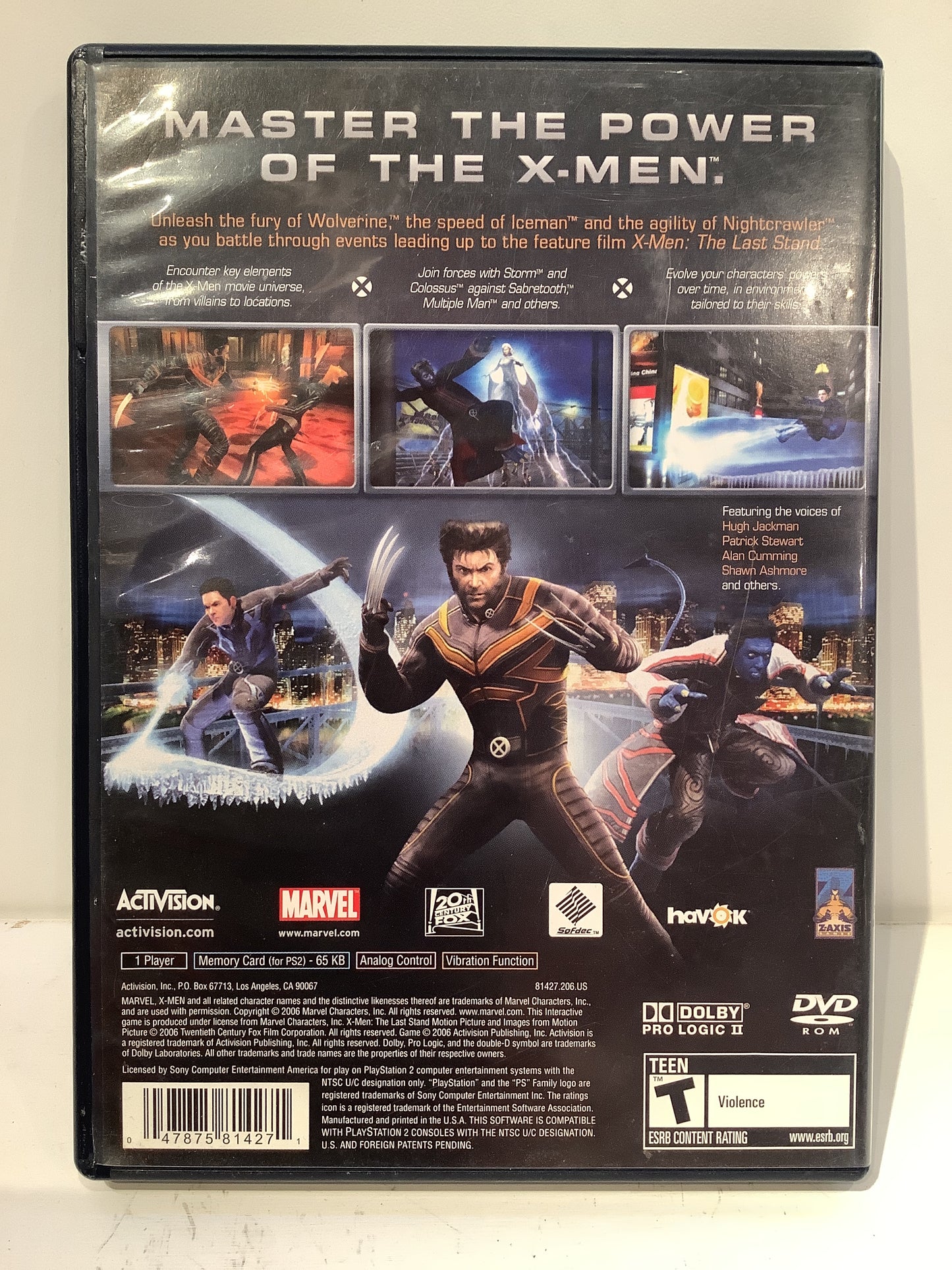 X-Men: The Official Game - Playstation 2