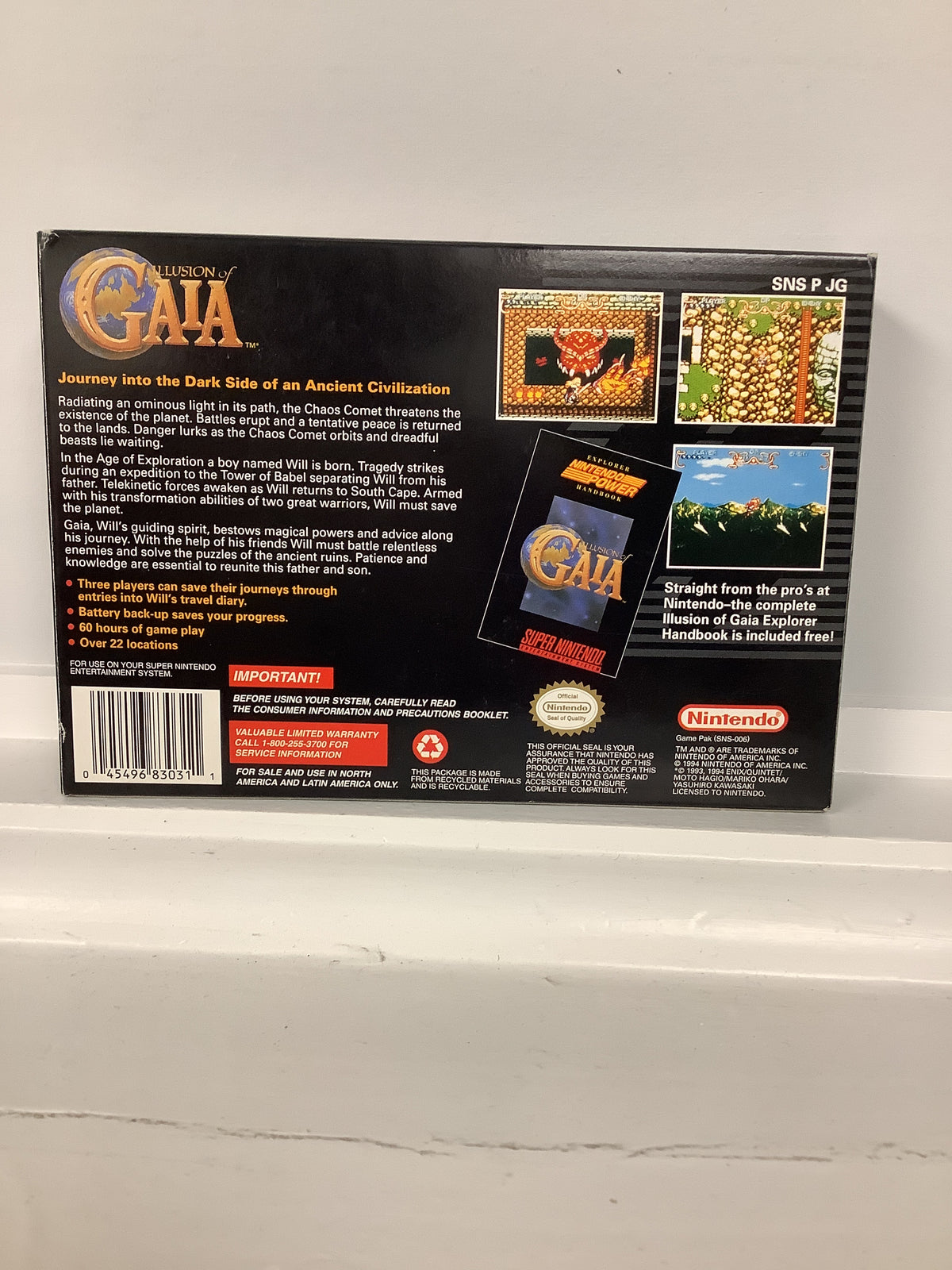 Illusion of Gaia - Super Nintendo