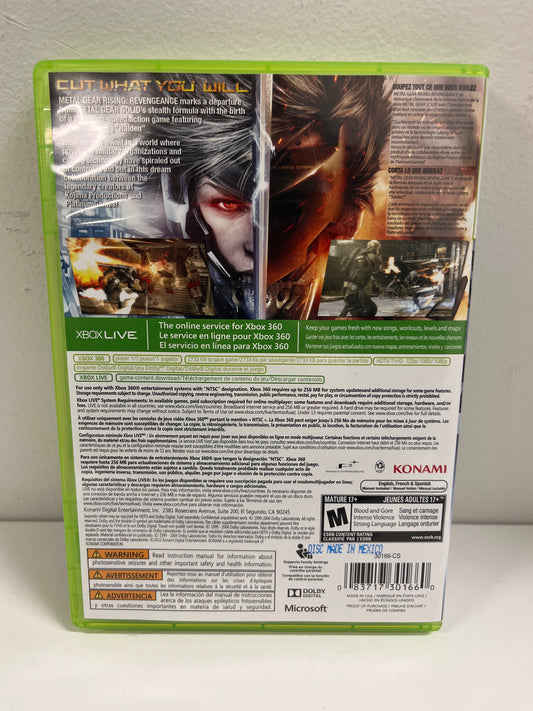 Metal Gear Rising: Revengeance - Xbox 360