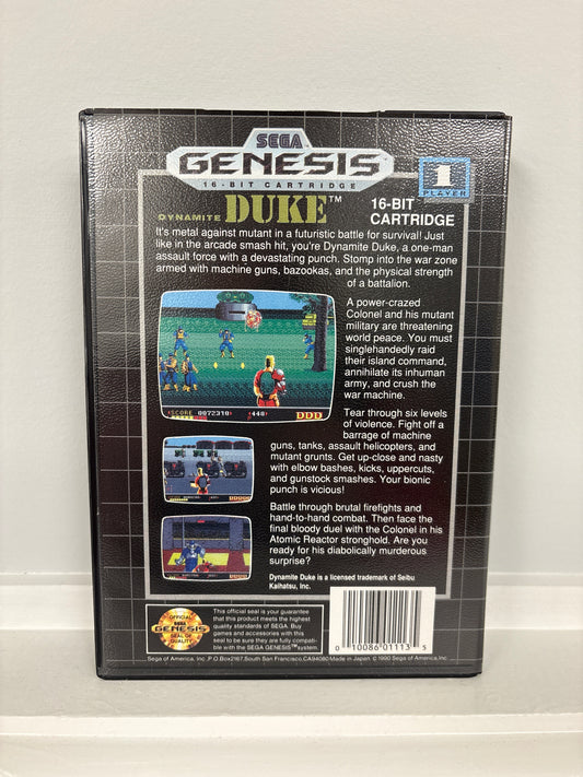 Dynamite Duke - Sega Genesis