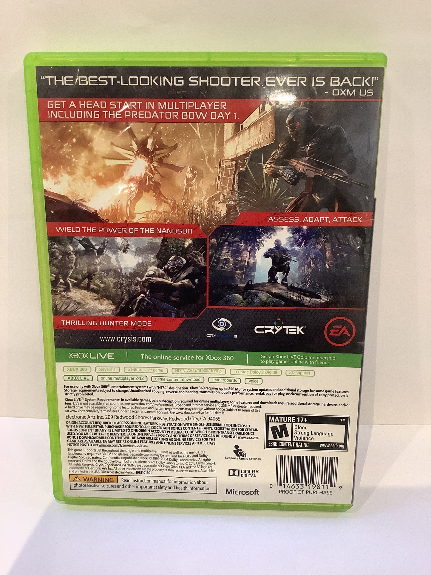 Crysis 3 [Hunter Edition] - Xbox 360