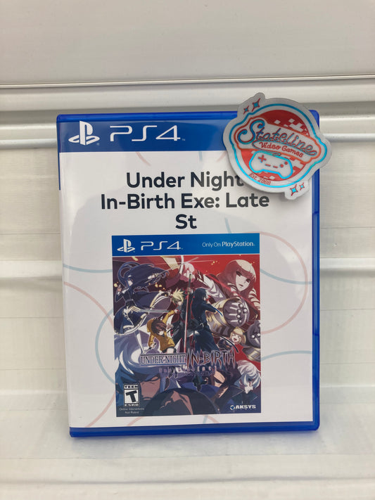 Under Night In-Birth Exe:Late St - Playstation 4