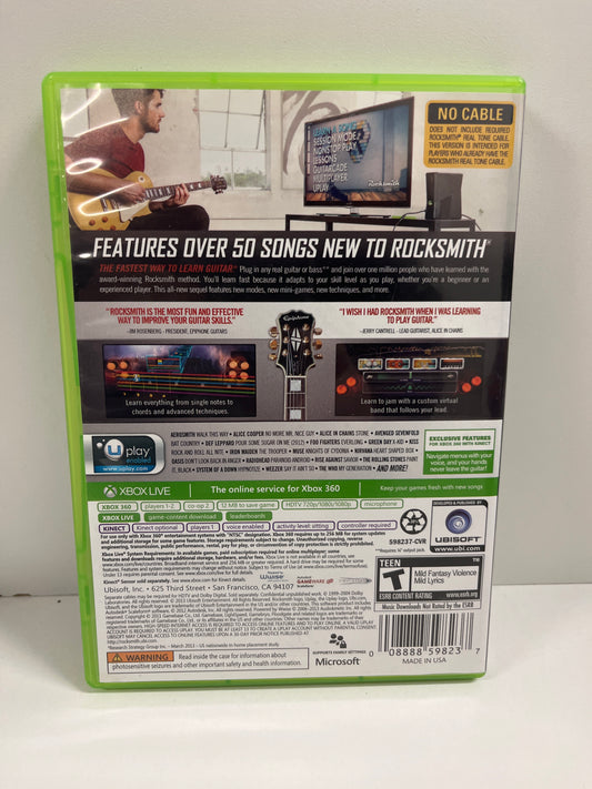 Rocksmith 2014 [No Cable] - Xbox 360