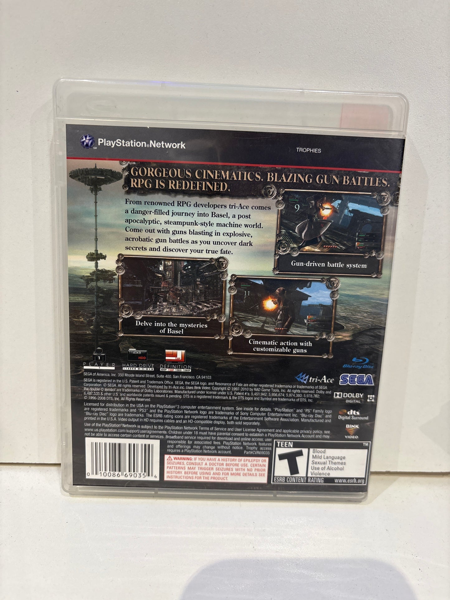 Resonance of Fate - Playstation 3