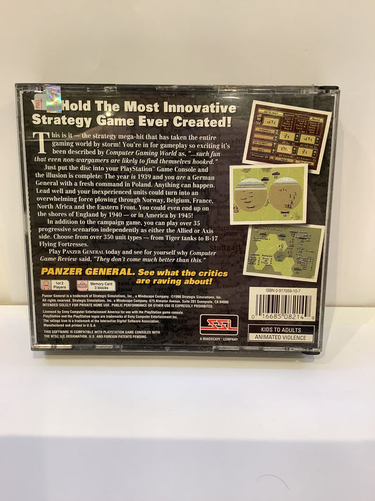 Panzer General - Playstation