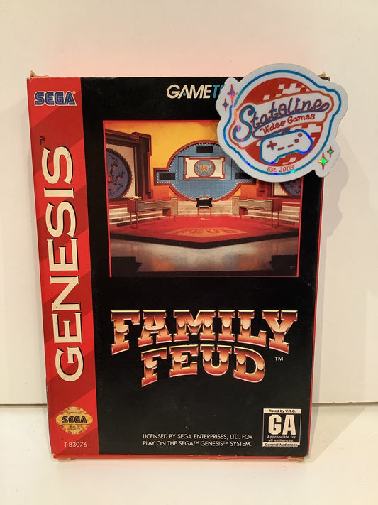 Family Feud [Cardboard Box] - Sega Genesis