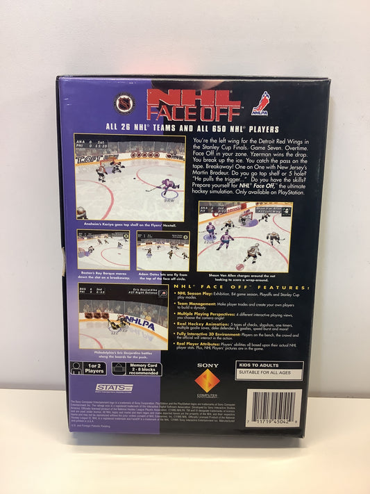 NHL FaceOff [Long Box] - Playstation