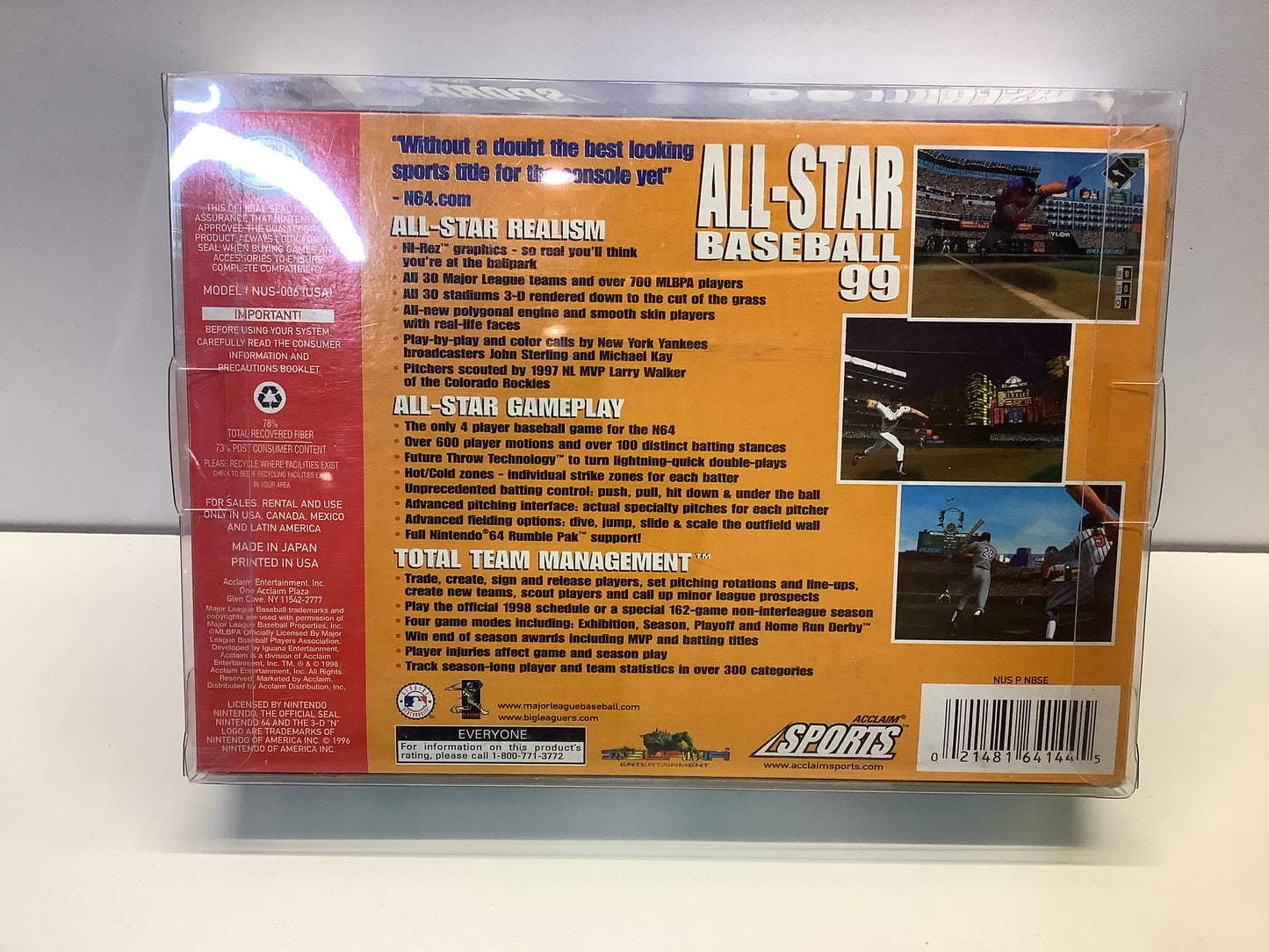 All-Star Baseball 99 - Nintendo 64