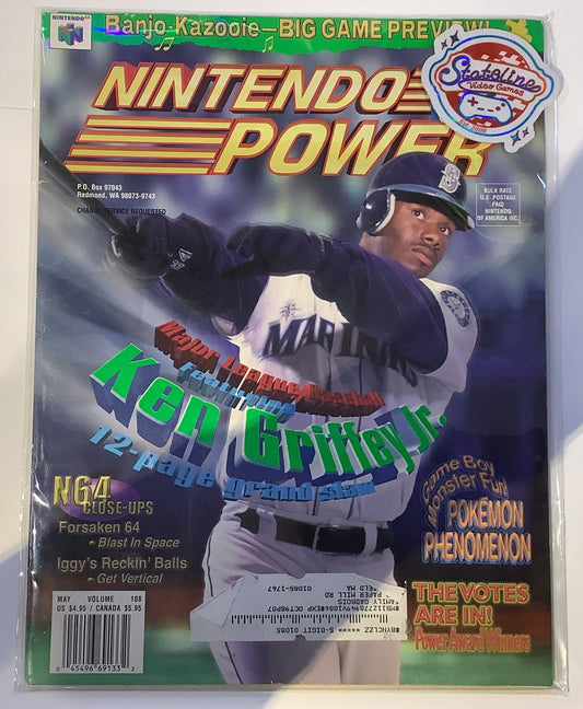 [Volume 108] Ken Griffey Jr Baseball - Nintendo Power