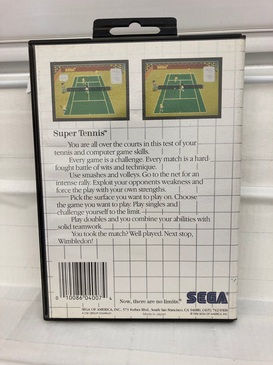 Super Tennis - Sega Master System