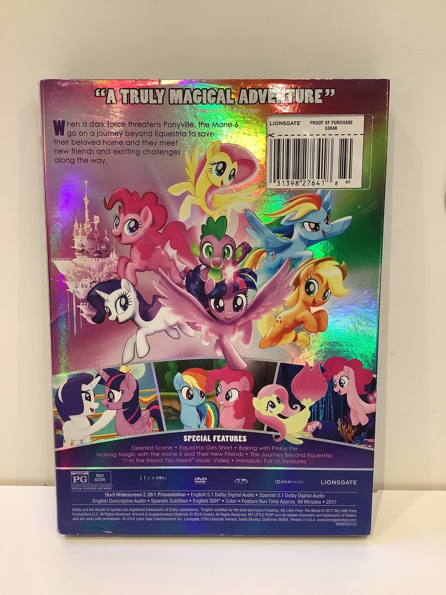 My Little Pony: The Movie - DVD