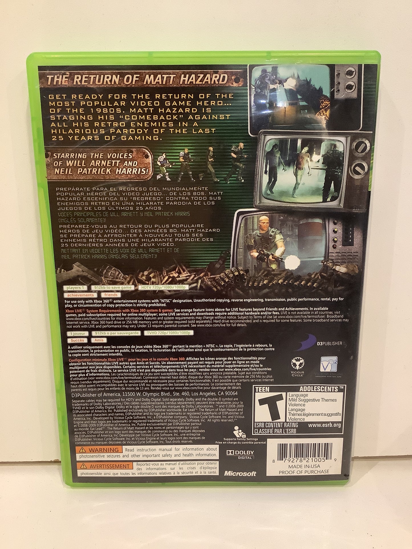 Eat Lead: The Return of Matt Hazard - Xbox 360