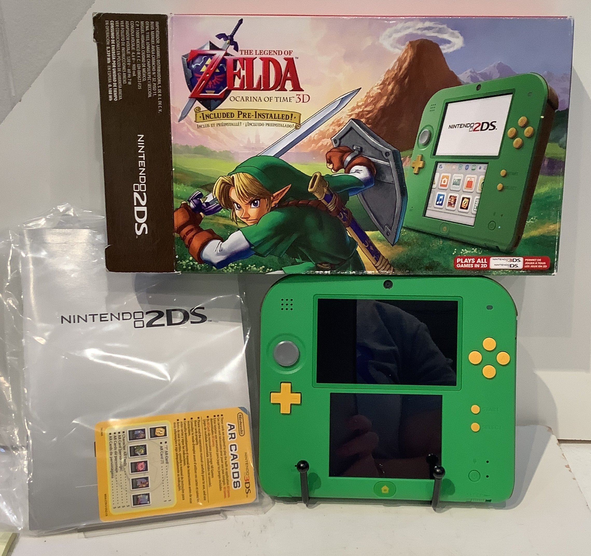 Nintendo 2ds The Legend of Zelda ocarina on sale of time 3D