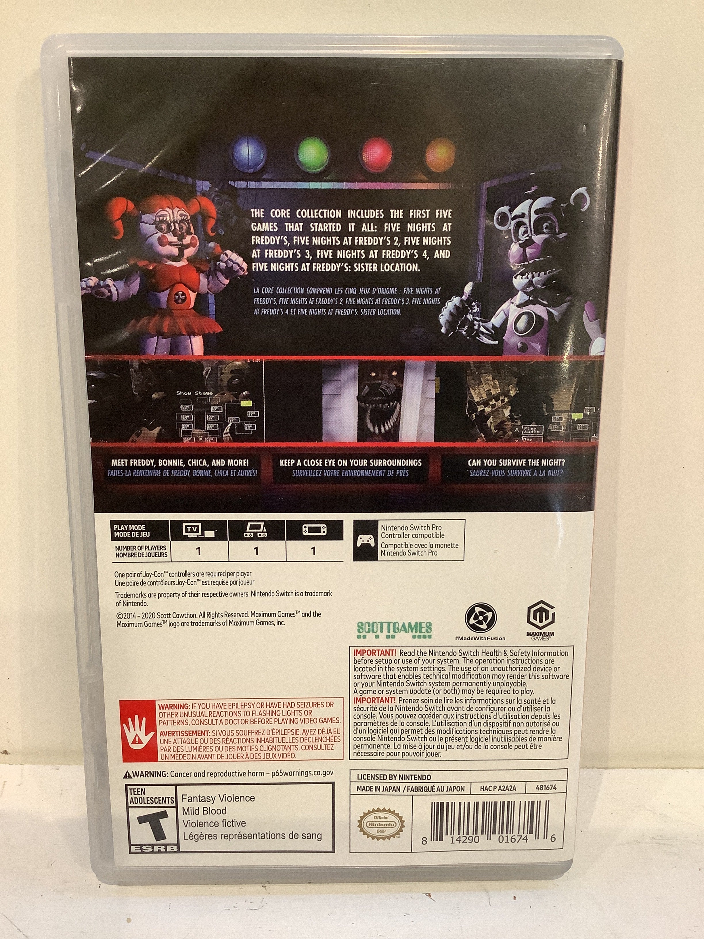 Five Nights at Freddy's [Core Collection] - Nintendo Switch