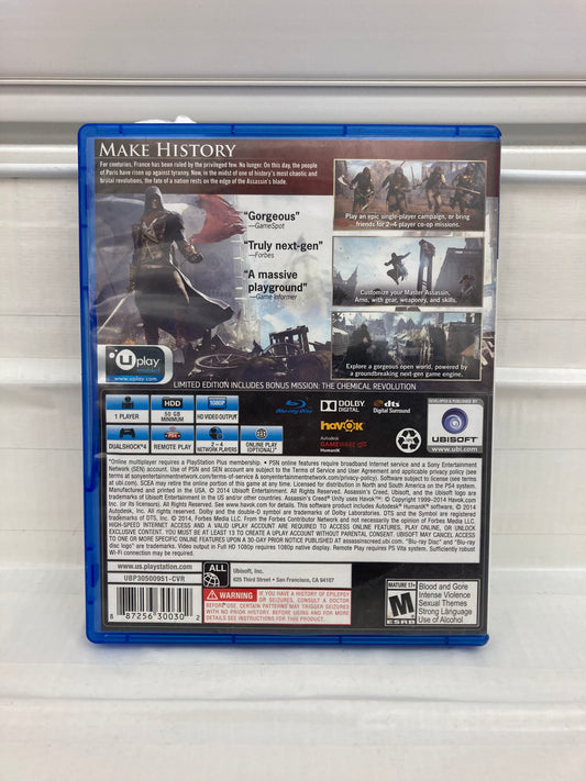 Assassin's Creed: Unity - Playstation 4