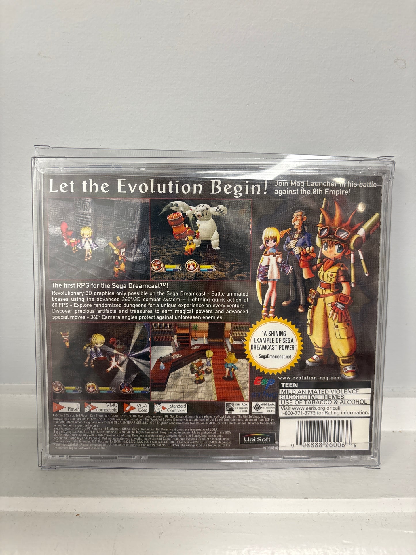 Evolution the World of Sacred Device - Sega Dreamcast