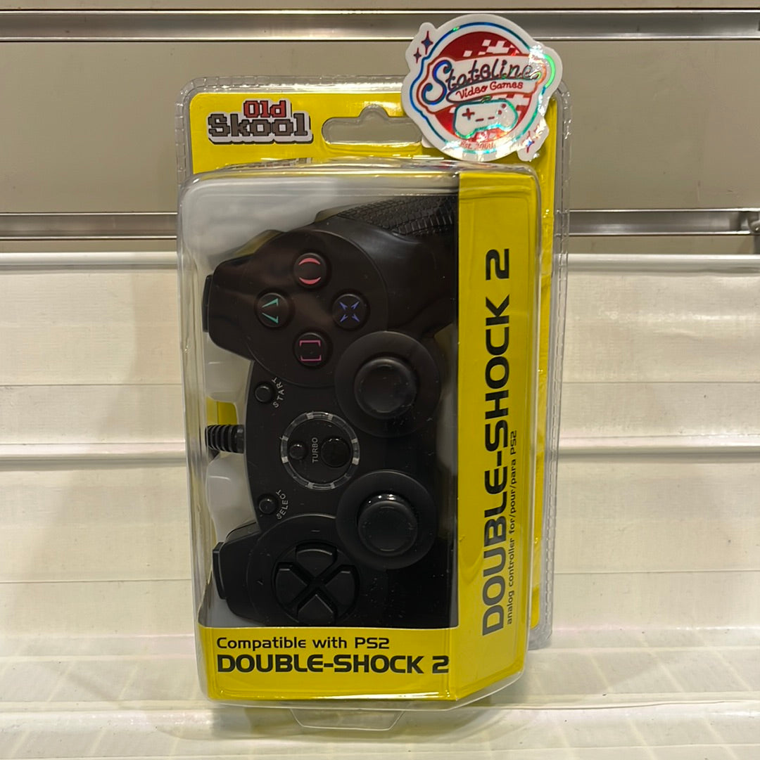 Old Skool Wired Double Shock 2 Controller - Playstation 2 – Stateline ...