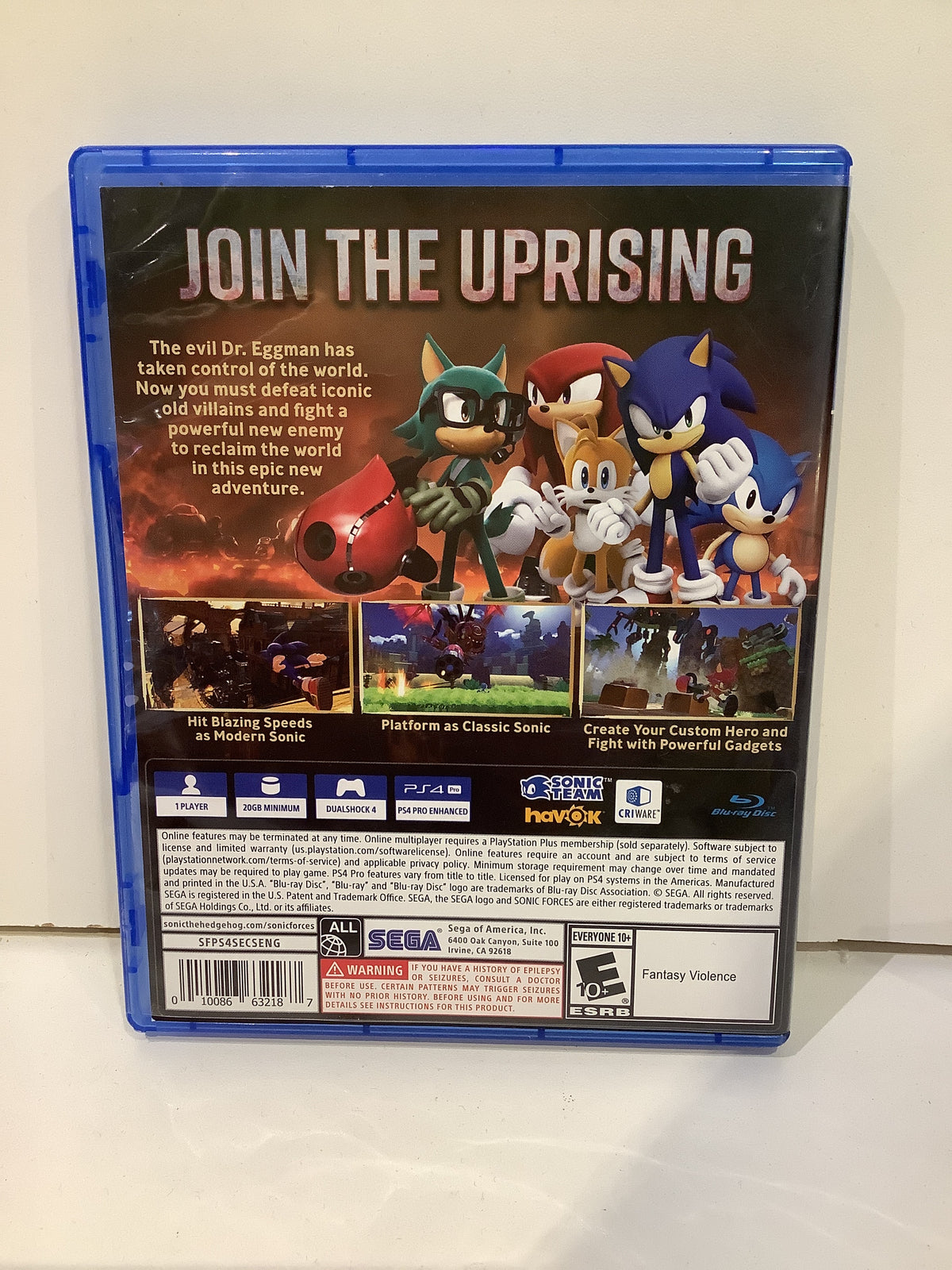 Sonic Forces - Playstation 4