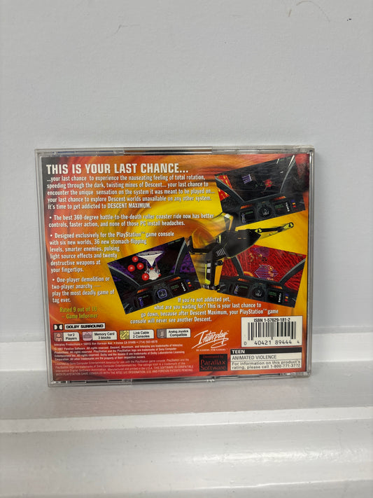 Descent Maximum - Playstation