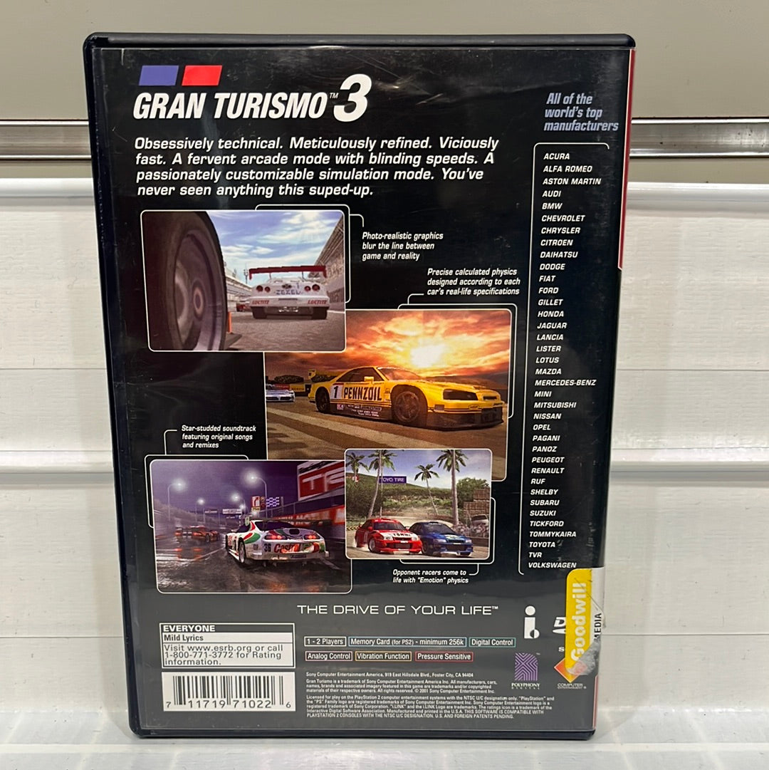 Gran Turismo 3 - Playstation 2