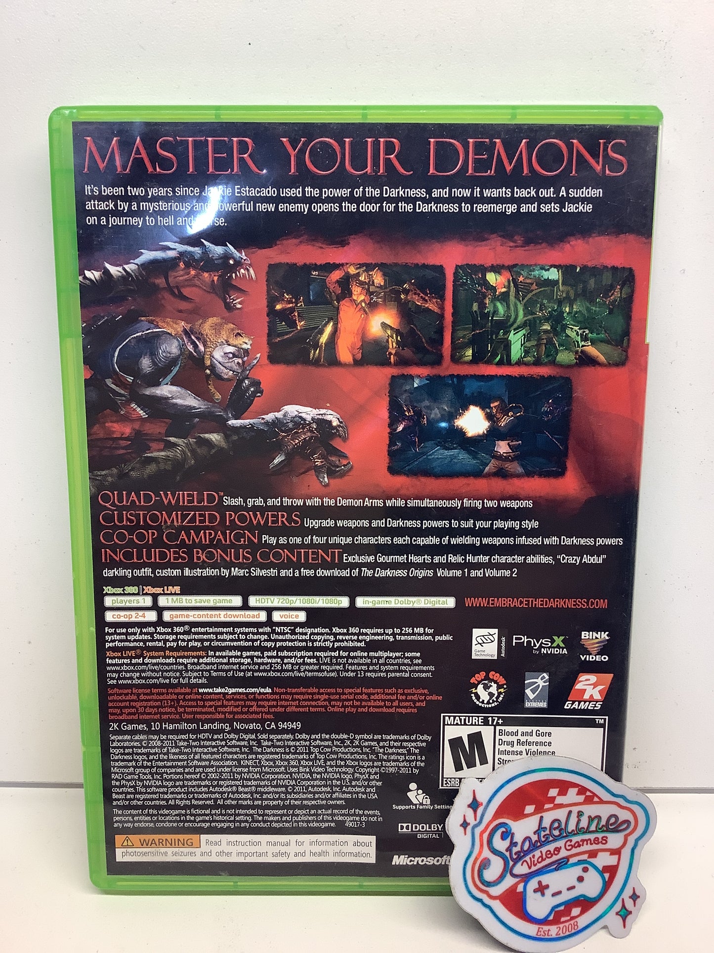 The Darkness II [Limited Edition] - Xbox 360