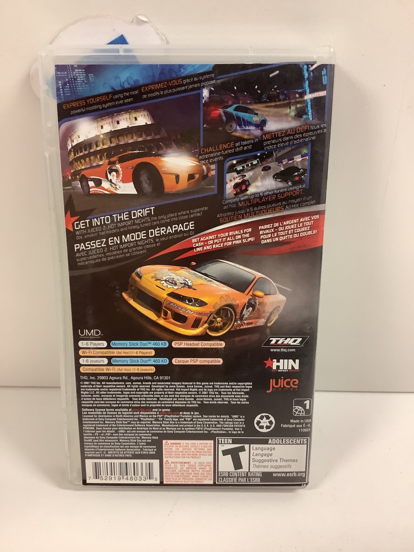 Juiced 2 Hot Import Nights - PSP