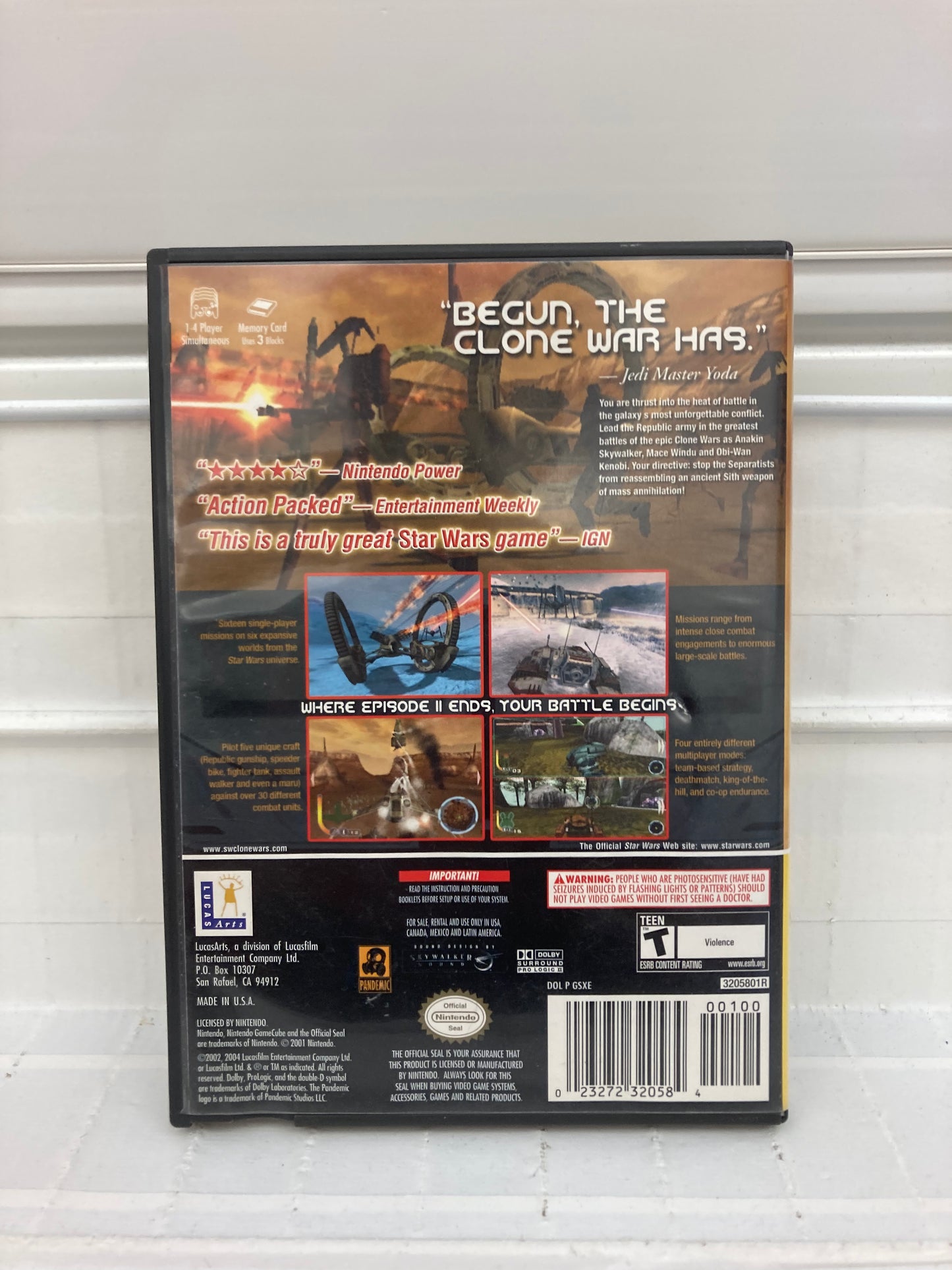 Star Wars Clone Wars [Player's Choice] - Gamecube