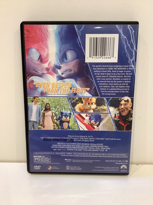 Sonic the Hedgehog 2 - DVD