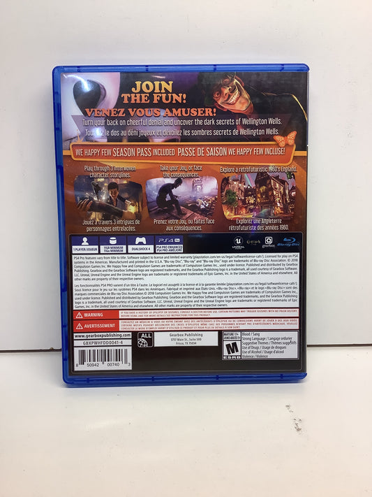 We Happy Few [Deluxe Edition] - Playstation 4