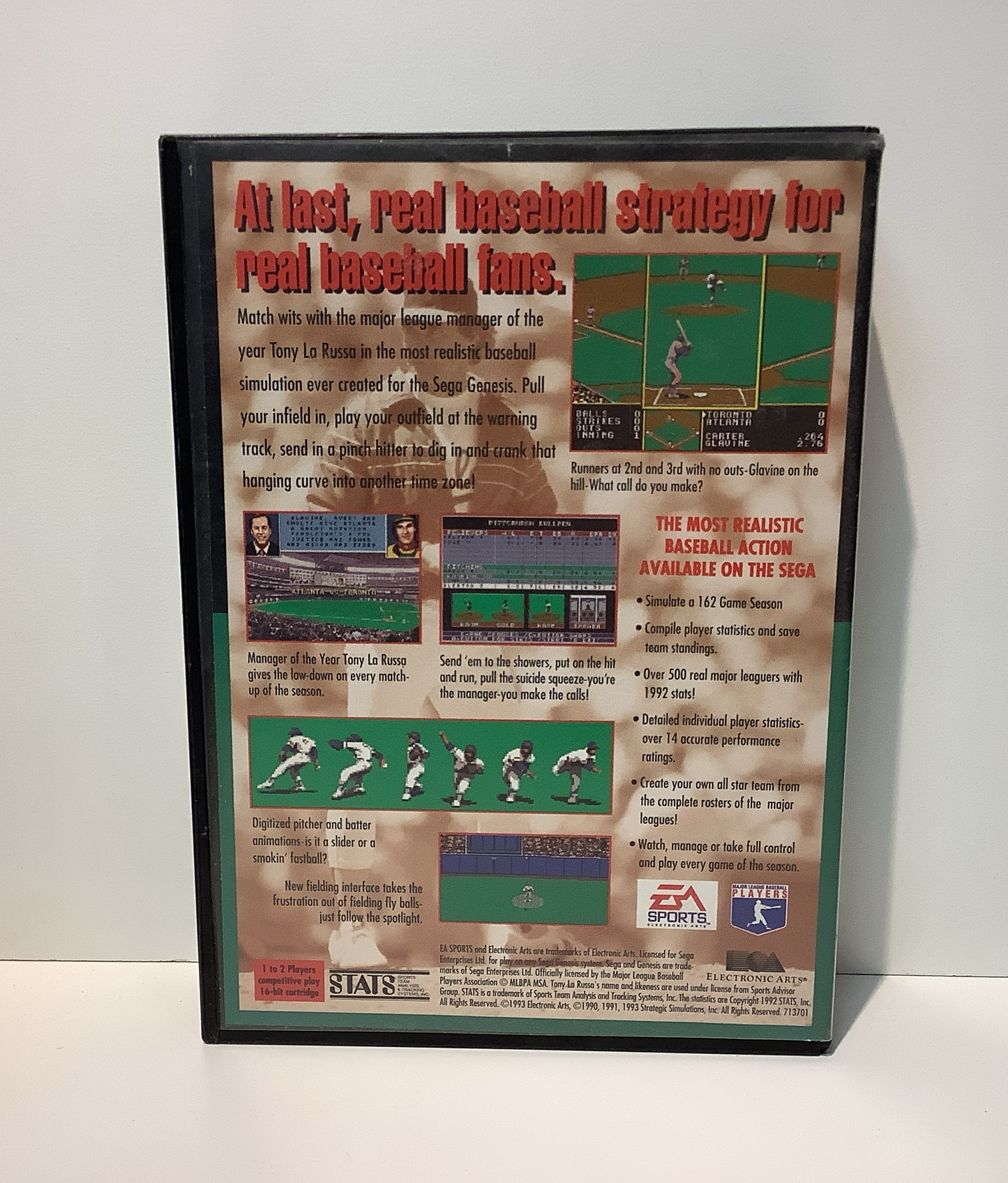 Tony La Russa Baseball - Sega Genesis