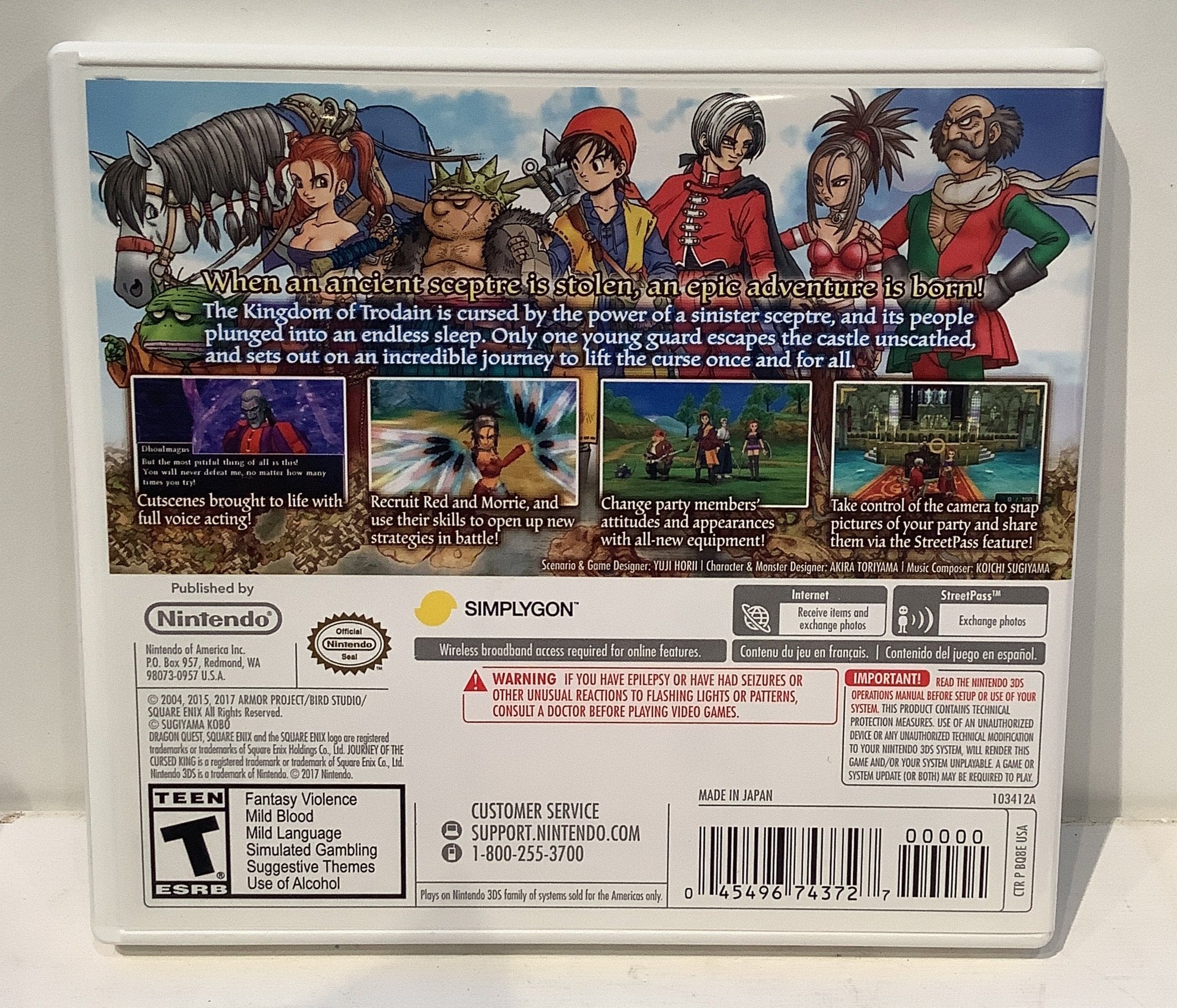 Dragon Quest VIII Journey of the Cursed deals King for Nintendo 3DS