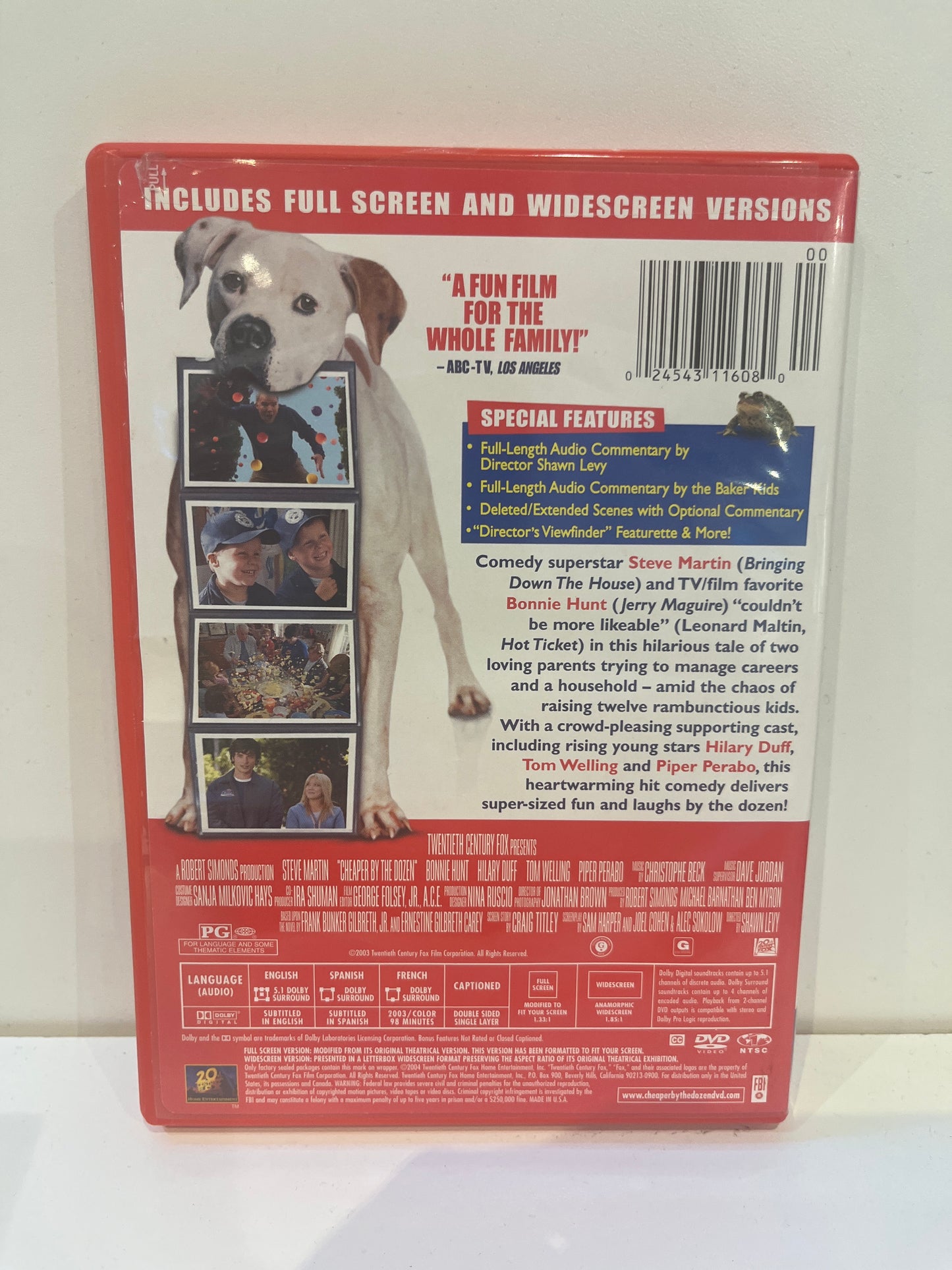 Cheaper By the Dozen - DVD