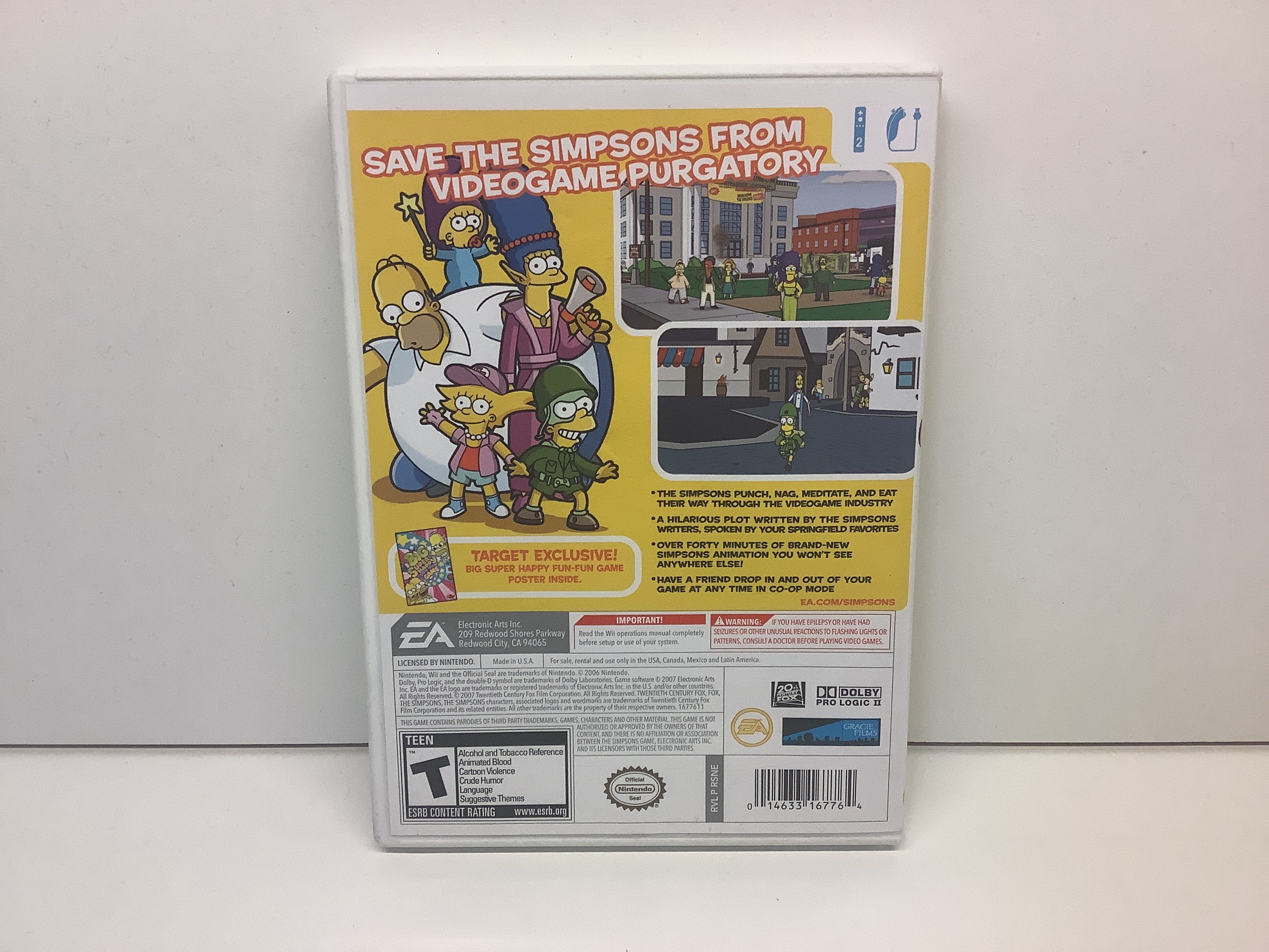 The Simpsons Game - Wii – Stateline Video Games Inc.