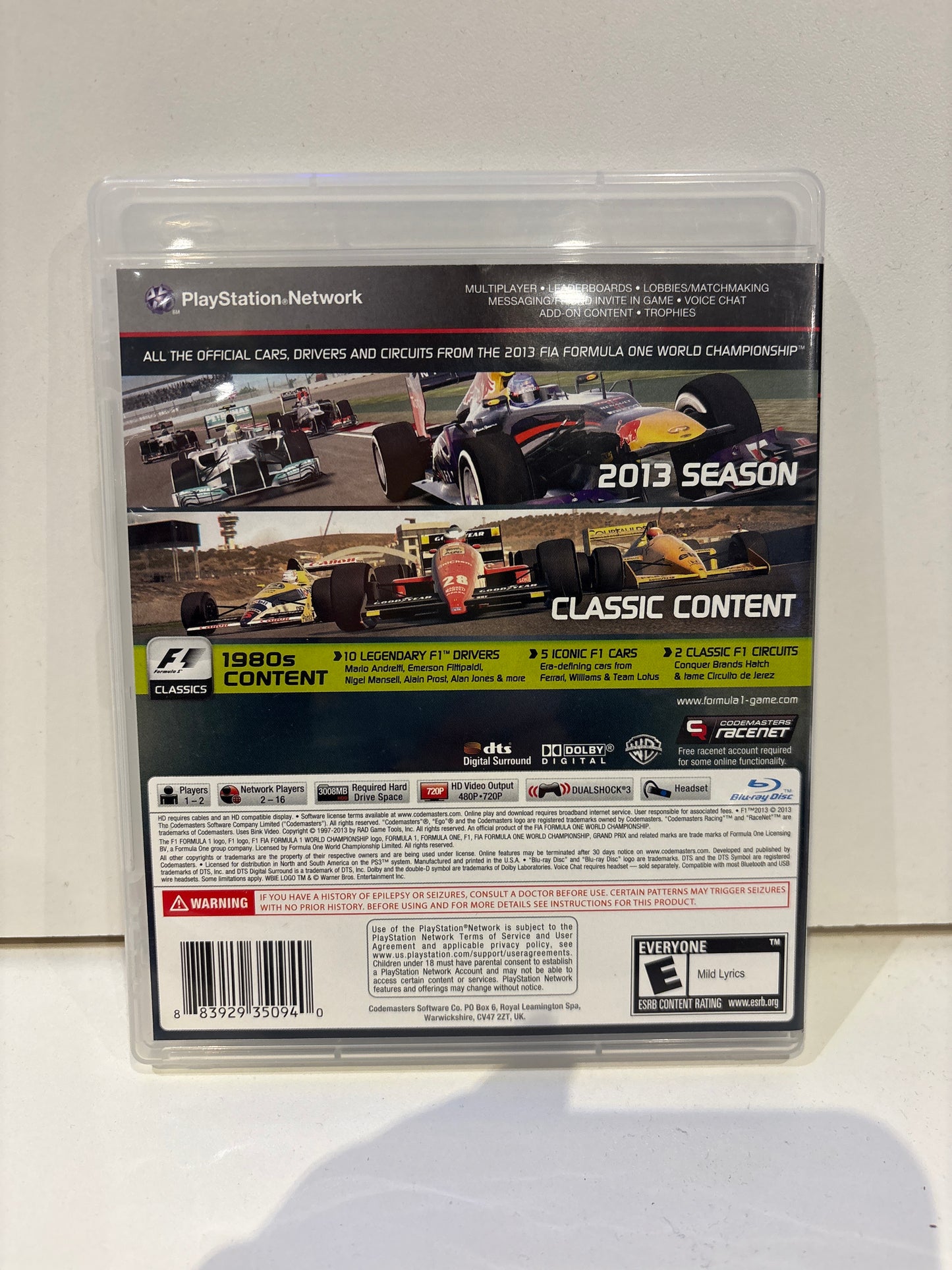 F1 2013 - Playstation 3