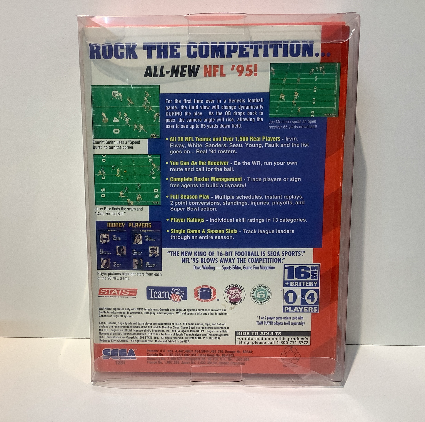 NFL '95 - Sega Genesis