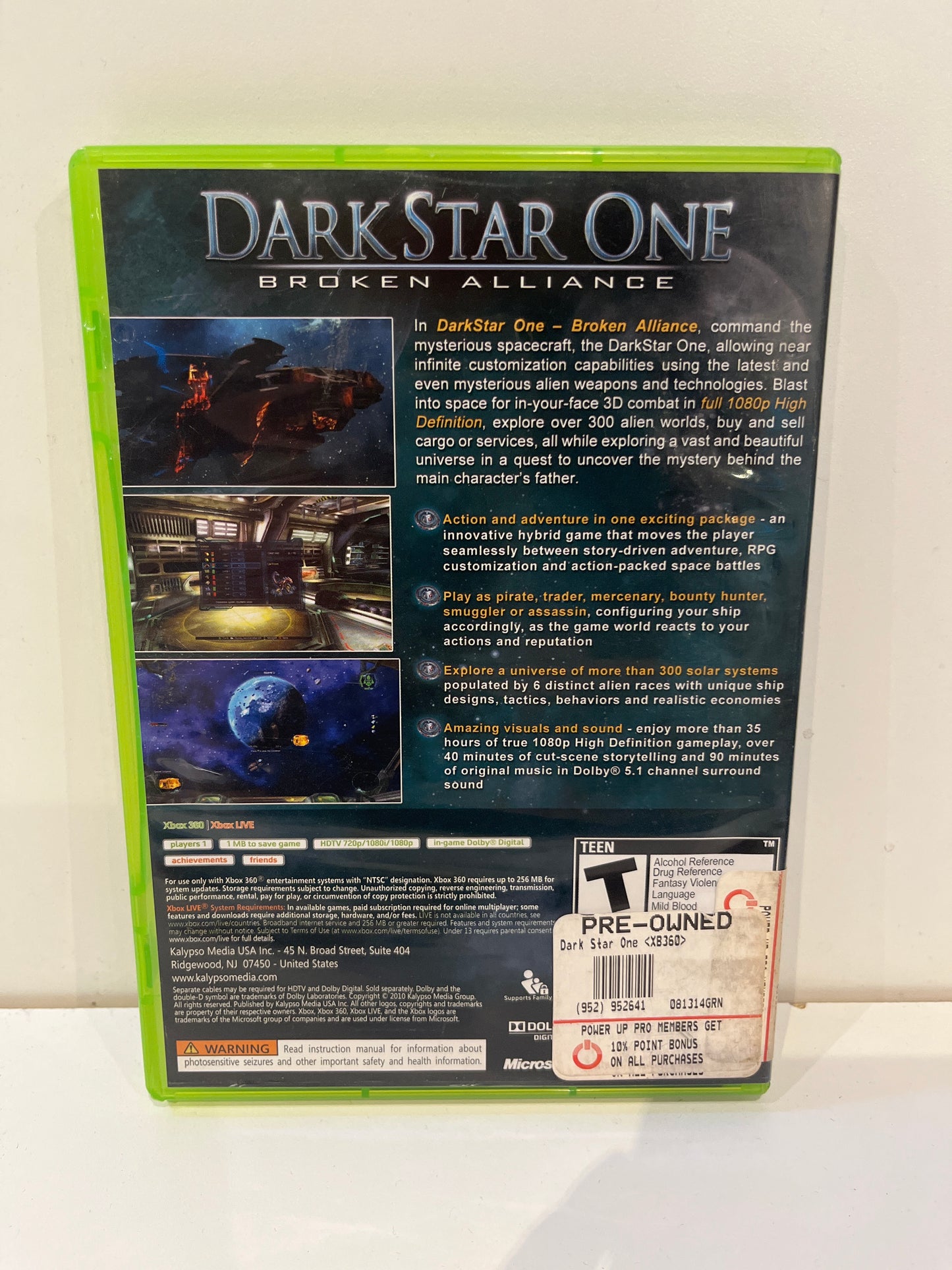 DarkStar One: Broken Alliance - Xbox 360