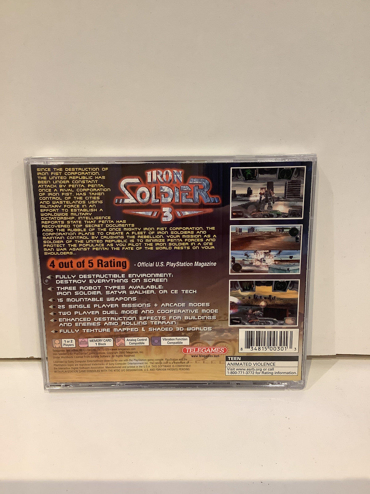Iron Soldier 3 - Playstation