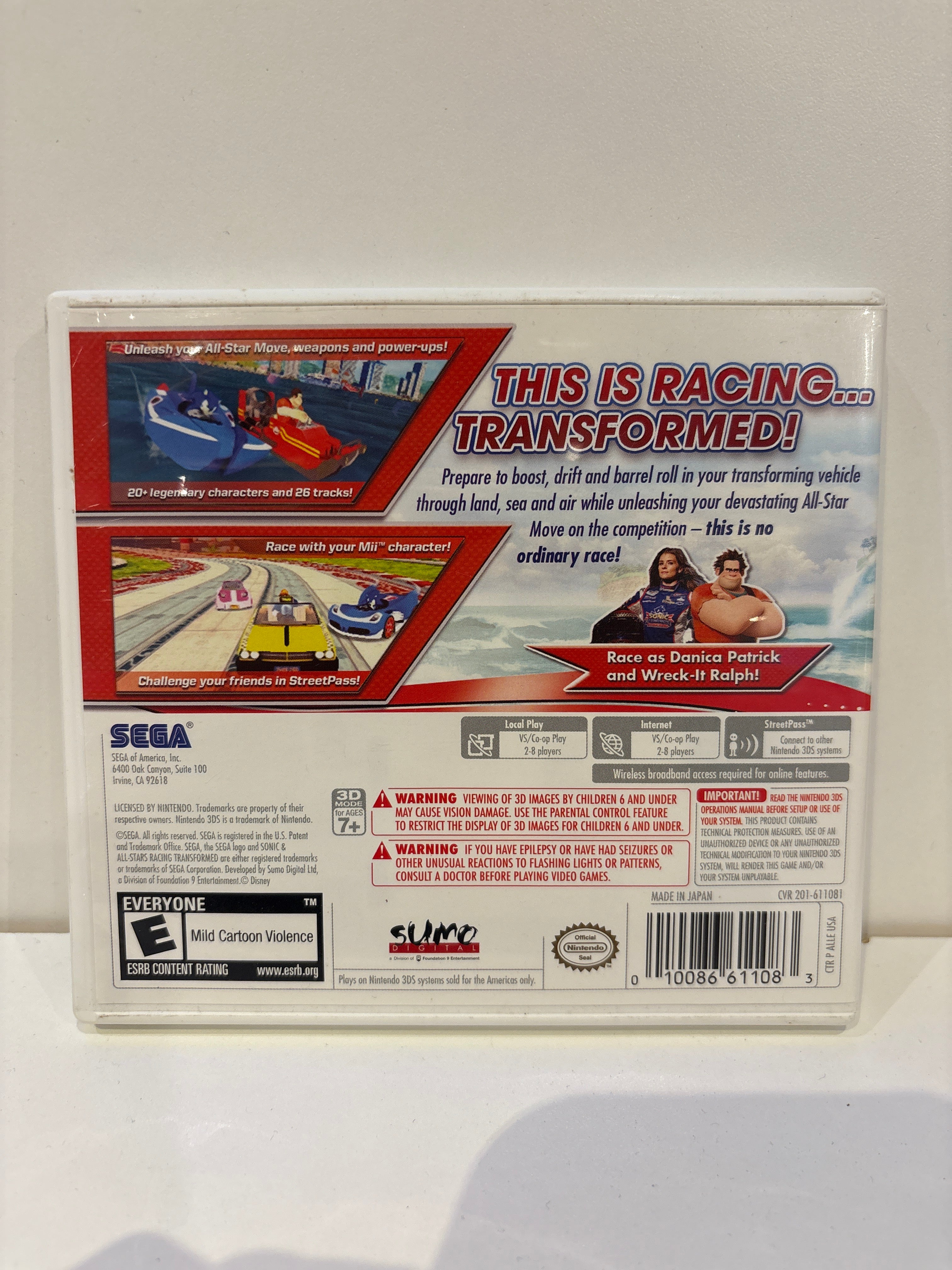 Sonic & All-Stars Racing Transformed - Nintendo 3DS – Stateline