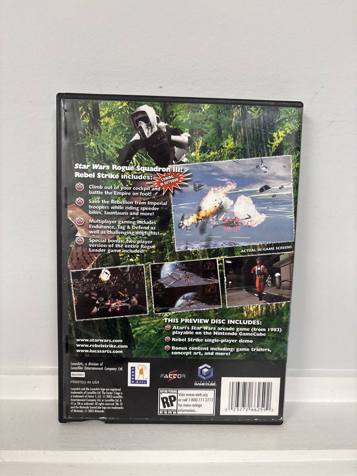 Star Wars Rebel Strike [Preview Disc] - Gamecube