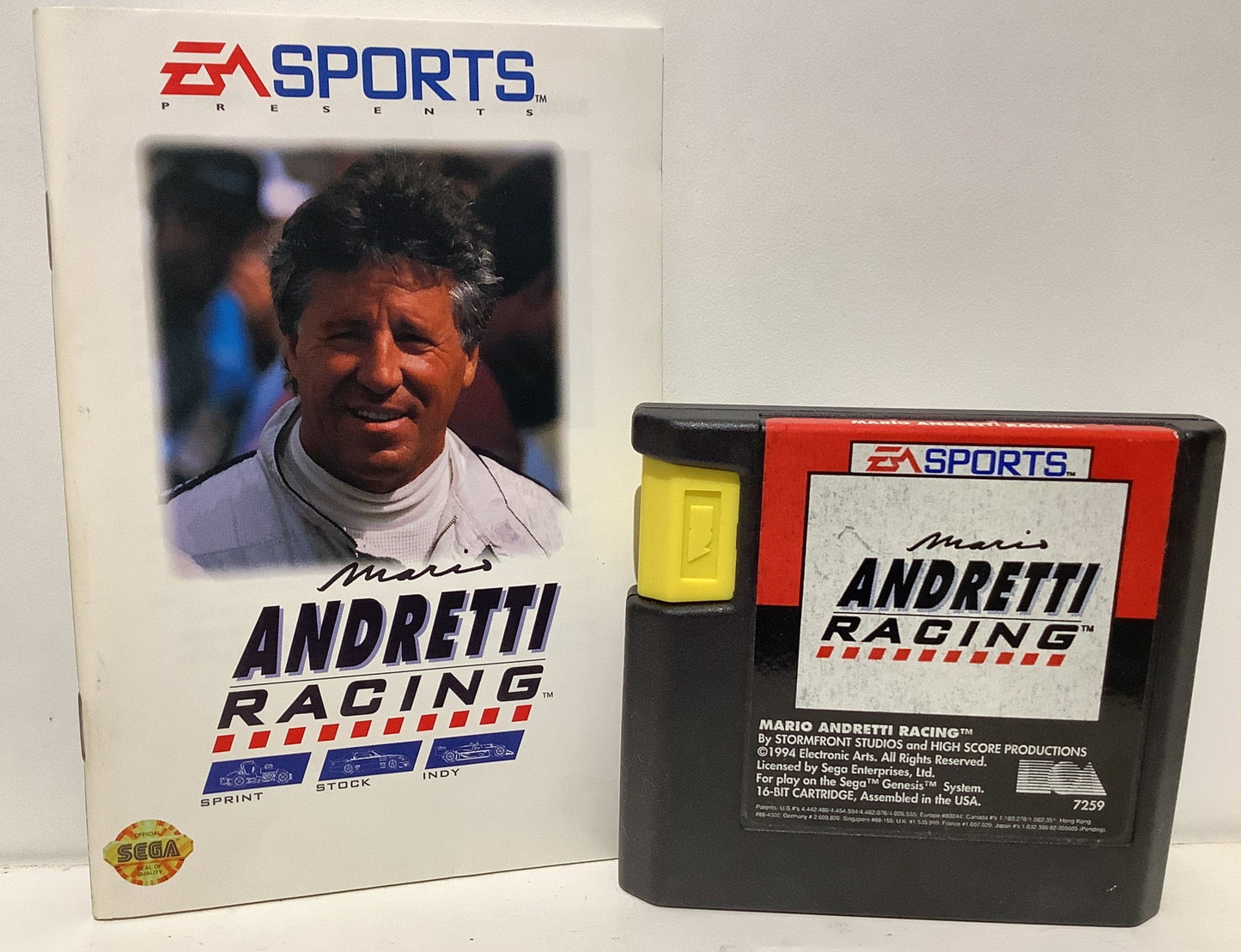 Mario Andretti Racing - Sega Genesis