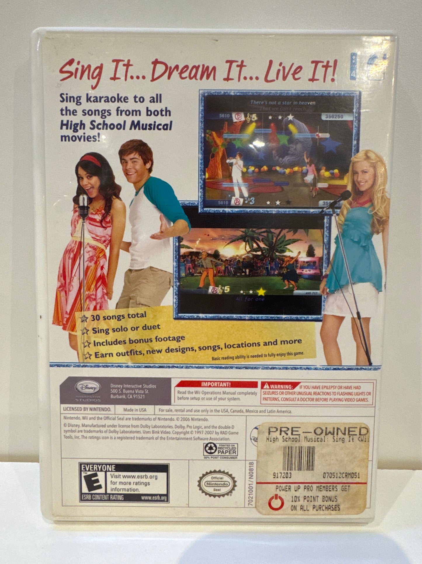 High School Musical Sing It - Wii