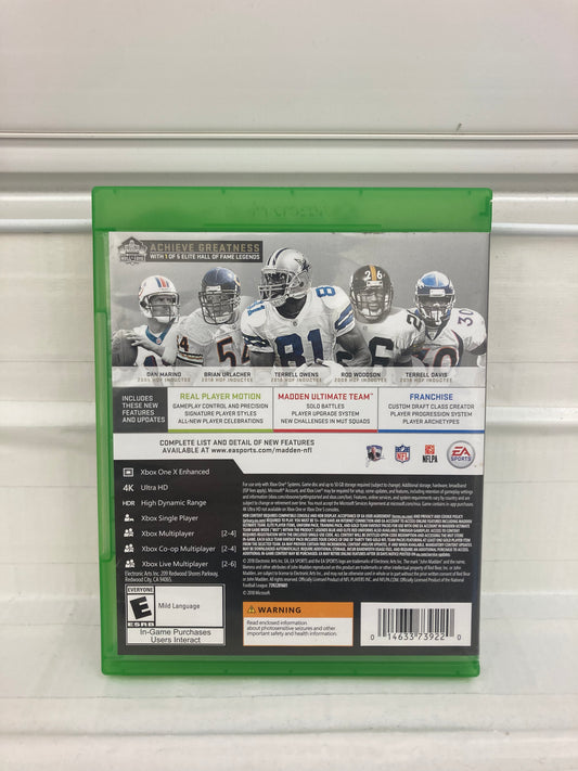 Madden NFL 19 [Hall of Fame Edition] - Xbox One