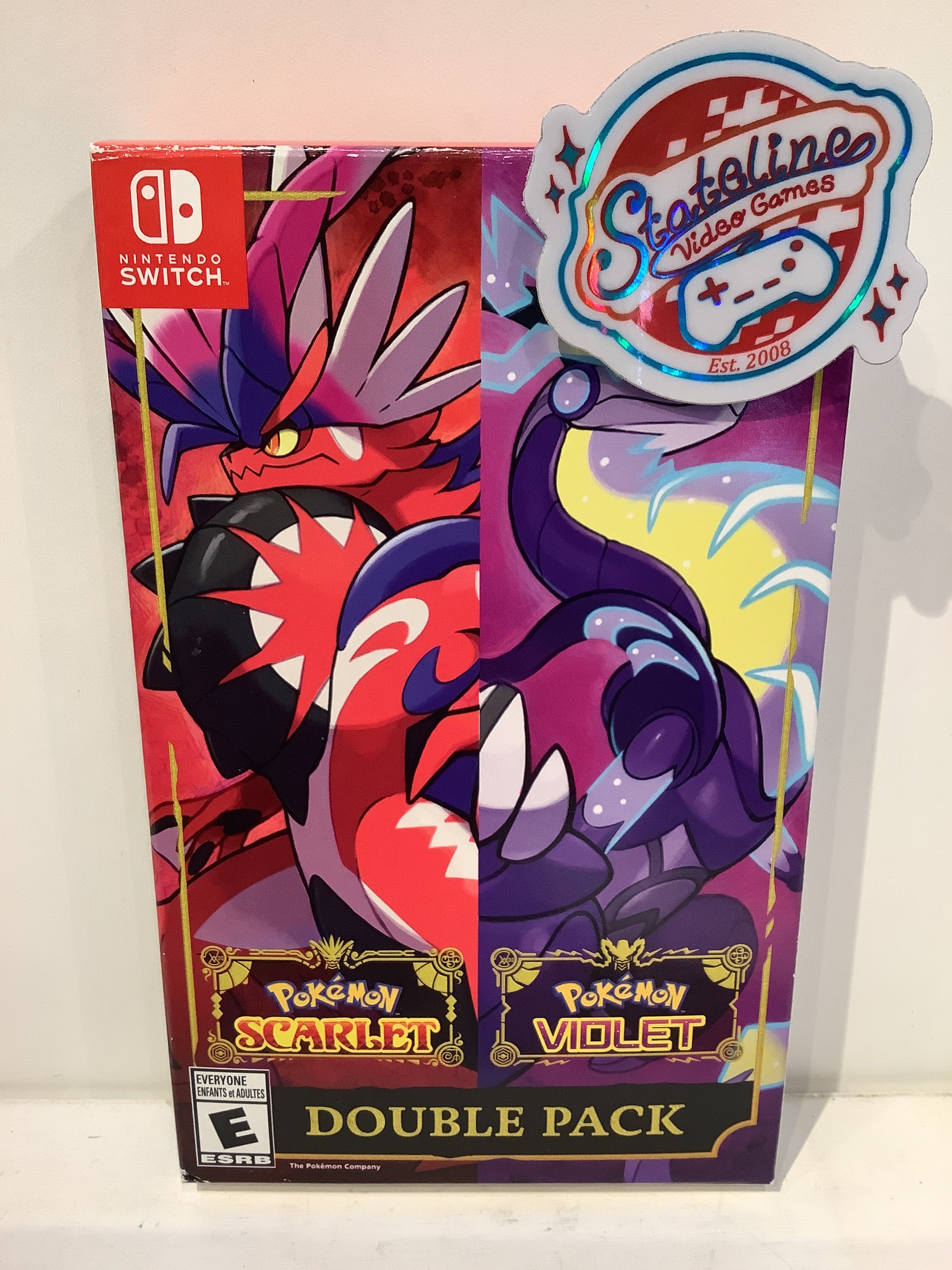 Outlet Pokemon Scarlet and Violet Double Pack for Nintendo Switch