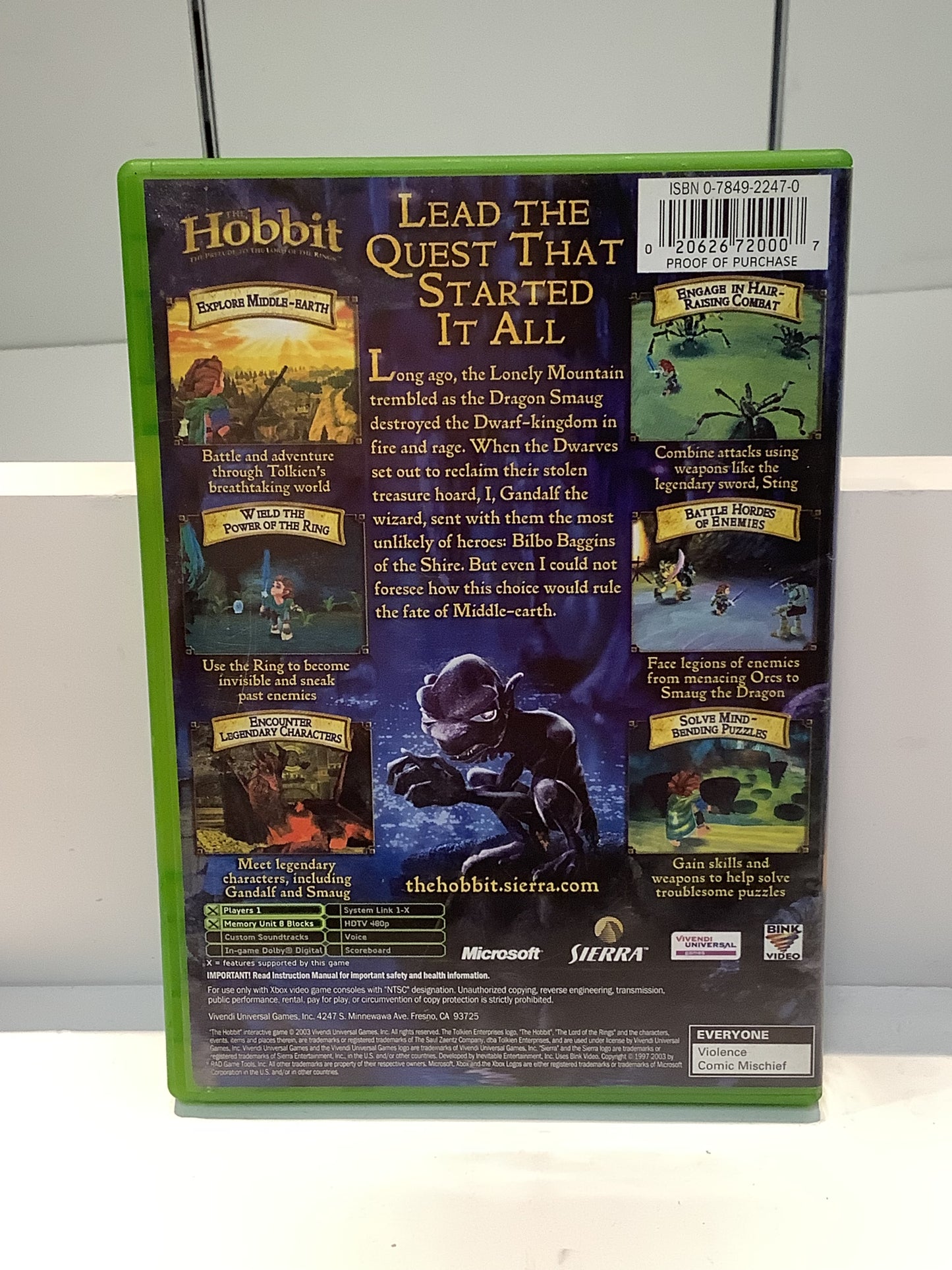 The Hobbit - Xbox