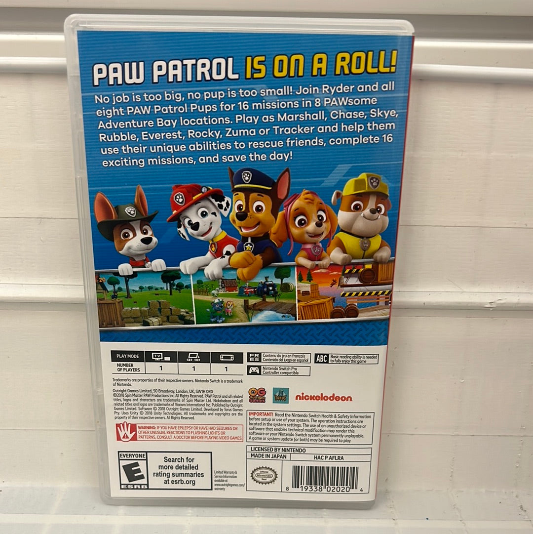 Paw Patrol on a Roll - Nintendo Switch